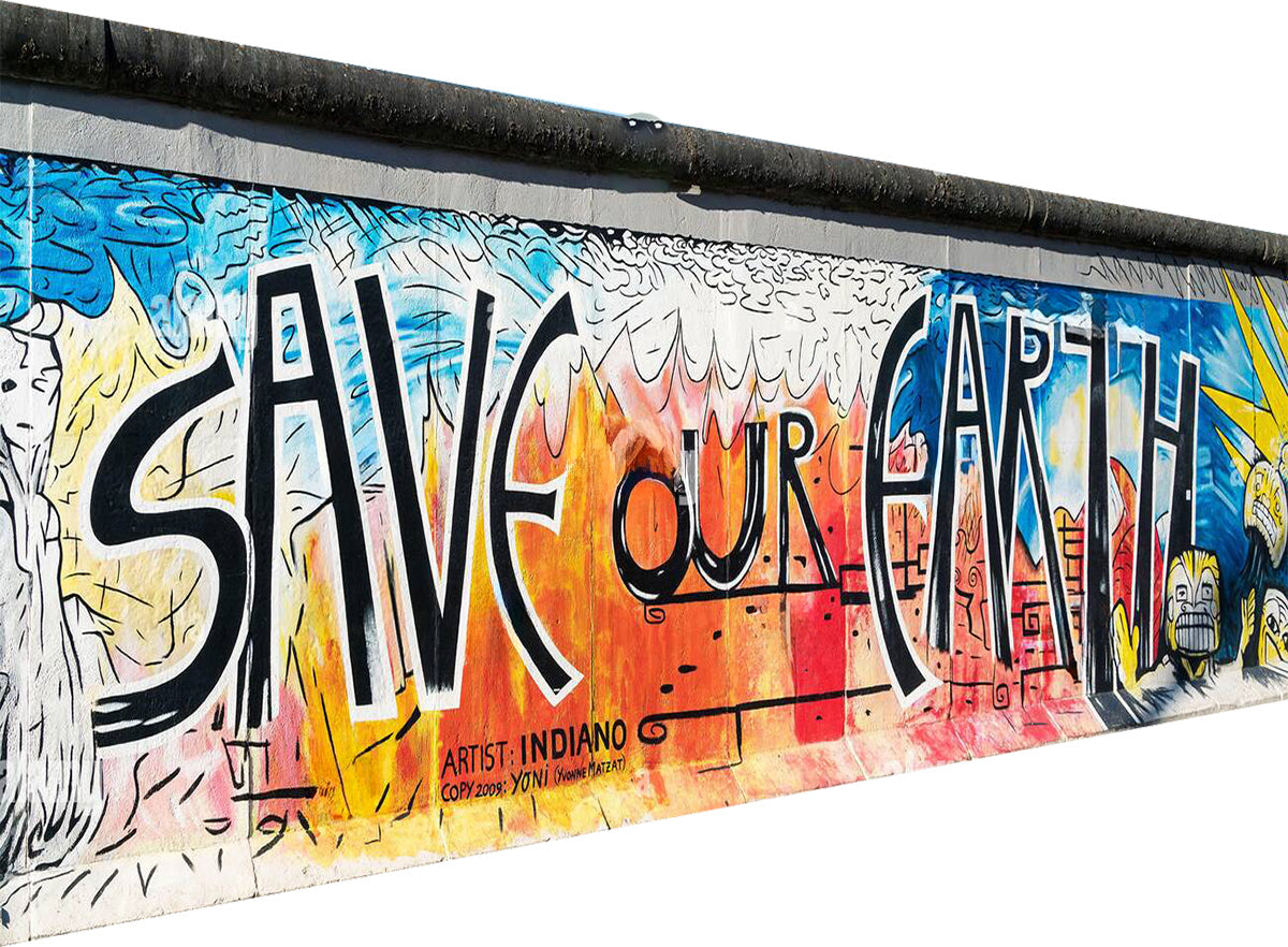 Die 'Über Uns'-Seite der East Side Gallery stellt die lebendige Kunstausstellung dar, die auf Überresten der Berliner Mauer Kunst für Frieden und Freiheit zelebriert, mit einem Spektrum an ikonischen Gemälden.
